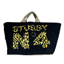 Load image into Gallery viewer, リメイク ブックケース&トイボックス(book case&toy box) stussy Tシャツ leopard ハンドメイド vintage アメカジ